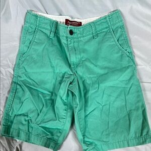 Arizona Jean Company Green Flat Front Shorts